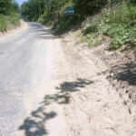 Ćmielów - zalewana droga / Teresa Czajkowska / Radio Kielce