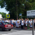 Marsz protestacyjny pracowników szpitala / Teresa Czajkowska / Radio Kielce