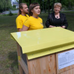 W Kielcach stanęły cztery hotele dla pszczół / Krzysztof Żołądek / Radio Kielce