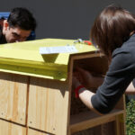 W Kielcach stanęły cztery hotele dla pszczół / Krzysztof Żołądek / Radio Kielce