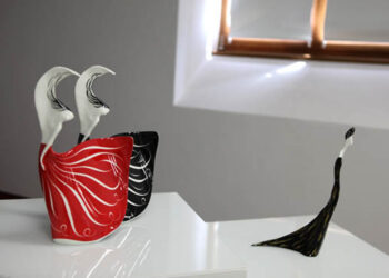 Wystawa Lubomira Tomaszewskiego w Centrum Designu / Wojciech Habdas / Radio Kielce