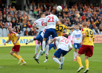 33. kolejka T-Mobile Ekstraklasy grupy spadkowej: Korona Kielce - Podbeskidzie Bielsko-Biała / Kamil Król / Radio Kielce