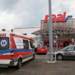 Akcja straży pożarnej w C.H. Real w Kielcach / Krzysztof Żołądek / Radio Kielce