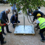 Zatknięcie wiechy na nowym budynku Wydziału Nauk o Zdrowiu UJK / Kamil Król / Radio Kielce