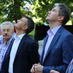 Zatknięcie wiechy na nowym budynku Wydziału Nauk o Zdrowiu UJK / Kamil Król / Radio Kielce