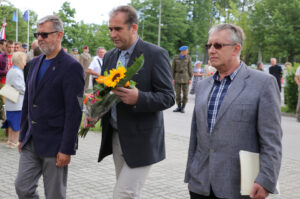 Uroczystości upamiętniające żołnierzy IV Pułku Piechoty "Czwartaków" na kieleckiej Bukówce / Kamil Król / Radio Kielce