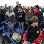 VI Spotkanie Integracyjne Dzieci i Młodzieży Niepełnosprawnej w Masłowie, Msza Święta, której przewodniczył Biskup Pomocniczy Marian Florczyk. / Wojciech Habdas / Radio Kielce