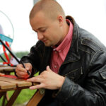 Tymczasem kolejni goście dołączyli do naszej akcji, mamy kolejne ogniwa wolności. / Wojciech Habdas / Radio Kielce