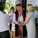 Gala finałowa "Jawor – u źródeł kultury" w Parku Etnograficznym w Tokarni. Solista-instrumentalista – nagroda główna: Adam Kocerba. / Wojciech Habdas / Radio Kielce