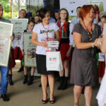 Gala finałowa "Jawor – u źródeł kultury" w Parku Etnograficznym w Tokarni. Animator kultury – nagroda główna: Helena Agata Jackiewicz / Wojciech Habdas / Radio Kielce