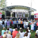 Gala finałowa "Jawor – u źródeł kultury" w Parku Etnograficznym w Tokarni. / Wojciech Habdas / Radio Kielce