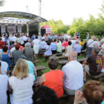 Gala finałowa "Jawor – u źródeł kultury" w Parku Etnograficznym w Tokarni. / Wojciech Habdas / Radio Kielce