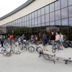 Wypożyczalnia rowerów została otwarta przy Centrum Kultury i Sportu w Chęcinach. / Wojciech Habdas / Radio Kielce