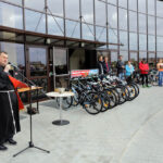 Wypożyczalnia rowerów została otwarta przy Centrum Kultury i Sportu w Chęcinach. / Wojciech Habdas / Radio Kielce