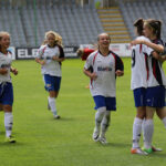 Klubowe Mistrzostwa Polski Dziewcząt U-16 w piłce nożnej . Mecz finałowy Bronowianka Kraków - Sztorm Gdynia / Wojciech Habdas / Radio Kielce