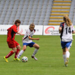 Klubowe Mistrzostwa Polski Dziewcząt U-16 w piłce nożnej . Mecz finałowy Bronowianka Kraków - Sztorm Gdynia / Wojciech Habdas / Radio Kielce