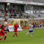 Klubowe Mistrzostwa Polski Dziewcząt U-16 w piłce nożnej . Mecz finałowy Bronowianka Kraków - Sztorm Gdynia / Wojciech Habdas / Radio Kielce