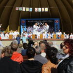 Festyn z okazji Dnia Ojca w Parku Miejskim. Prezentacja Klubu Karate Morawica / Wojciech Habdas / Radio Kielce