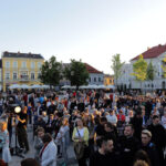 Na kieleckim Rynku odbyło się spotkanie modlitewne "Jezus robi różnicę". / Wojciech Habdas / Radio Kielce