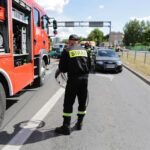 Wypadek na skrzyżowaniu ulic Źródłowej i Sandomierskiej. / Wojciech Habdas / Radio Kielce