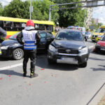 Wypadek na skrzyżowaniu ulic Źródłowej i Sandomierskiej. / Wojciech Habdas / Radio Kielce