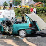 Wypadek na skrzyżowaniu ulic Źródłowej i Sandomierskiej. / Wojciech Habdas / Radio Kielce