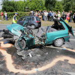 Wypadek na skrzyżowaniu ulic Źródłowej i Sandomierskiej. / Wojciech Habdas / Radio Kielce