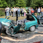 Wypadek na skrzyżowaniu ulic Źródłowej i Sandomierskiej. / Wojciech Habdas / Radio Kielce