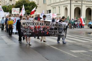 Manifestacja Ruchu Narodowego w Kielcach / Stanisław Blinstrub / Radio Kielce
