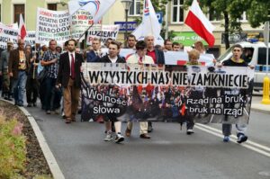 Manifestacja Ruchu Narodowego w Kielcach / Stanisław Blinstrub / Radio Kielce