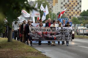Manifestacja Ruchu Narodowego w Kielcach / Stanisław Blinstrub / Radio Kielce