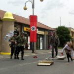 Rekonstrukcja zamachu na Helmuta Kappa w Jędrzejowie. / Ewa Pociejowska-Gawęda / Radio Kielce