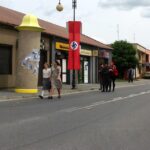 Rekonstrukcja zamachu na Helmuta Kappa w Jędrzejowie. / Ewa Pociejowska-Gawęda / Radio Kielce