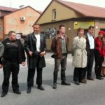 Rekonstrukcja zamachu na Helmuta Kappa w Jędrzejowie. / Ewa Pociejowska-Gawęda / Radio Kielce