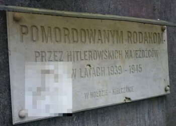 Pomnik zniszczony przez wandali / Piotr Michalski / Radio Kielce