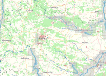 mapa terenów zagrożonych powodzią / http://mapy.isok.gov.pl/imap/