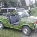 Mały fiat kabrio z kolekcji Szczepana Półtoraka / Marek Cender / Radio Kielce