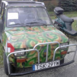 Mały fiat kabrio z kolekcji Szczepana Półtoraka / Marek Cender / Radio Kielce