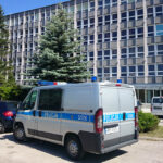 Przed godziną 9.00 ewakuowano Urząd Marszałkowski w Kielcach. / Stanisław Blinstrub / Radio Kielce