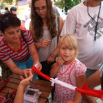 W piątek 18 lipca nasza radiowa ekipa odwiedziła Końskie. Nasz wóz satelitarny ustawił się na skwerze obok kolegiaty pw. św.Mikołaja. / Ewa Kiślak / Radio Kielce