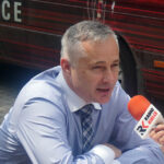 W piątek 18 lipca nasza radiowa ekipa odwiedziła Końskie. Nasz wóz satelitarny ustawił się na skwerze obok kolegiaty pw. św.Mikołaja. / Ewa Kiślak / Radio Kielce