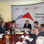 Wojewódzka Komisja Dialogu Społecznego, spotkanie z przedstawicielami Świętokrzyskiego Związku Pracodawców Prywatnych Lewiatan / Krzysztof Żołądek / Radio Kielce