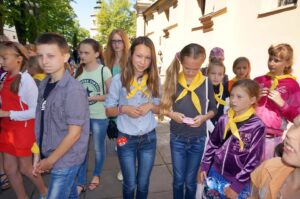 Dzieci z Białorusi w Kielcach na zaproszenia Caritas / Iwona Murawska / Radio Kielce