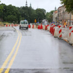 Poważne zmiany i utrudnienia w ruchu w centrum Kielc. Ulica Ściegiennego / Kamil Król / Radio Kielce