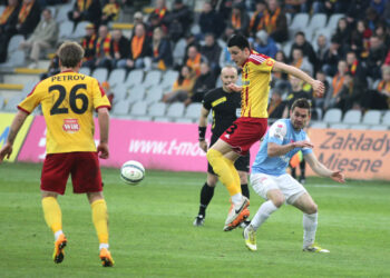 12.04.2014. Mecz Korona Kielce - Cracovia Kraków / Wojciech Habdas / Radio Kielce