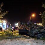 Dachowanie na ul. Jana Nowaka-Jeziorańskiego w Kielcach (28.07.2014) / Krzysztof Żołądek / Radio Kielce