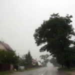 Oberwanie chmury w okolicach Kielc. / Wojciech Habdas / Radio Kielce