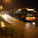 Skutki ulewy na obwodnicy Kielc, na odcinku Wiśniówka - Niewachlów. / Wojciech Habdas / Radio Kielce