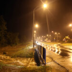 Skutki ulewy na obwodnicy Kielc, na odcinku Wiśniówka - Niewachlów. / Wojciech Habdas / Radio Kielce