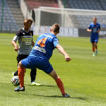 Fragment sparingu Korona Kielce - Termalica Bruk-Bet Nieciecza / Kamil Król / Radio Kielce